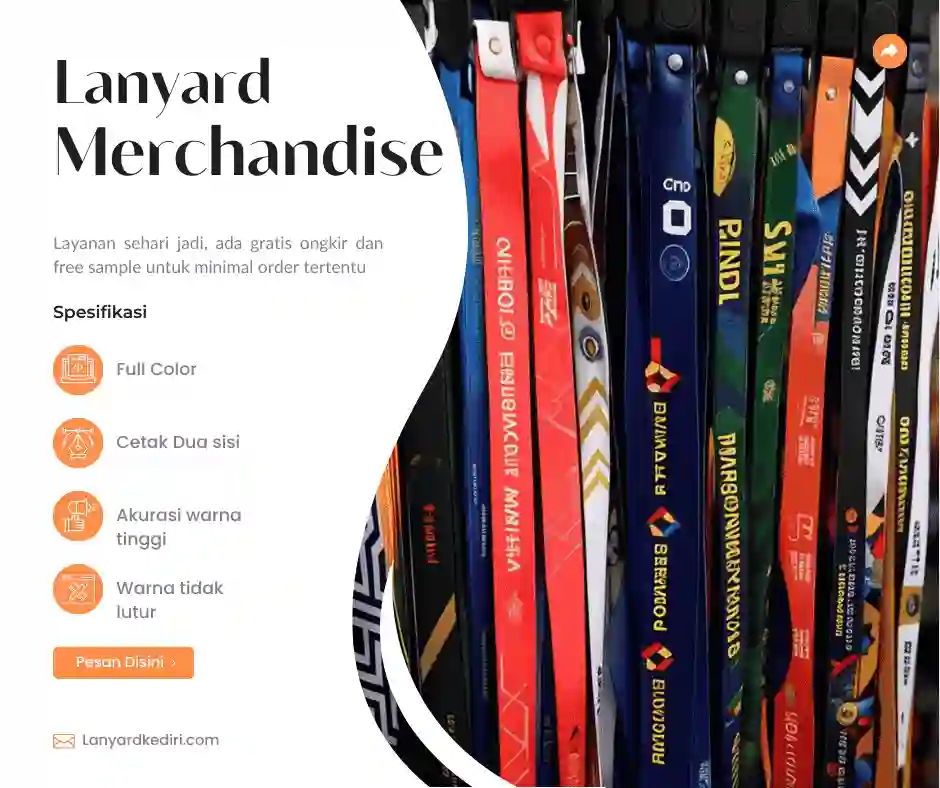Tali Lanyard Promosi Murah Kediri